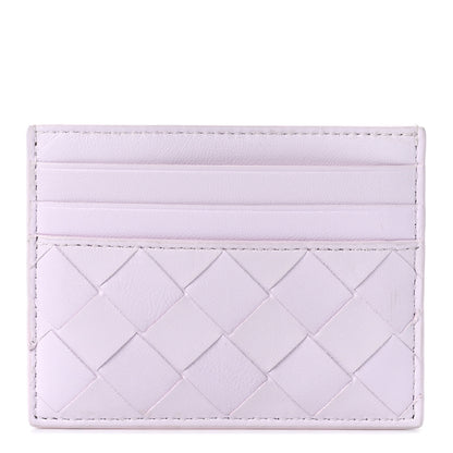 Bottega Veneta Nappa Intrecciato Card Holder Pink 1 of 13