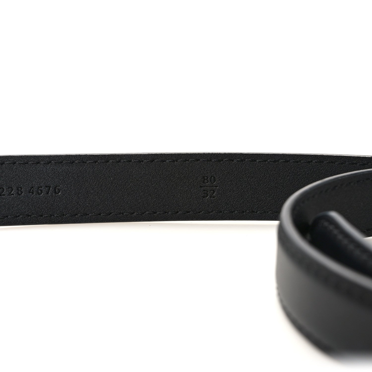 Fendi Vitello King FF 2CM Belt 80 32 Black 4 of 6