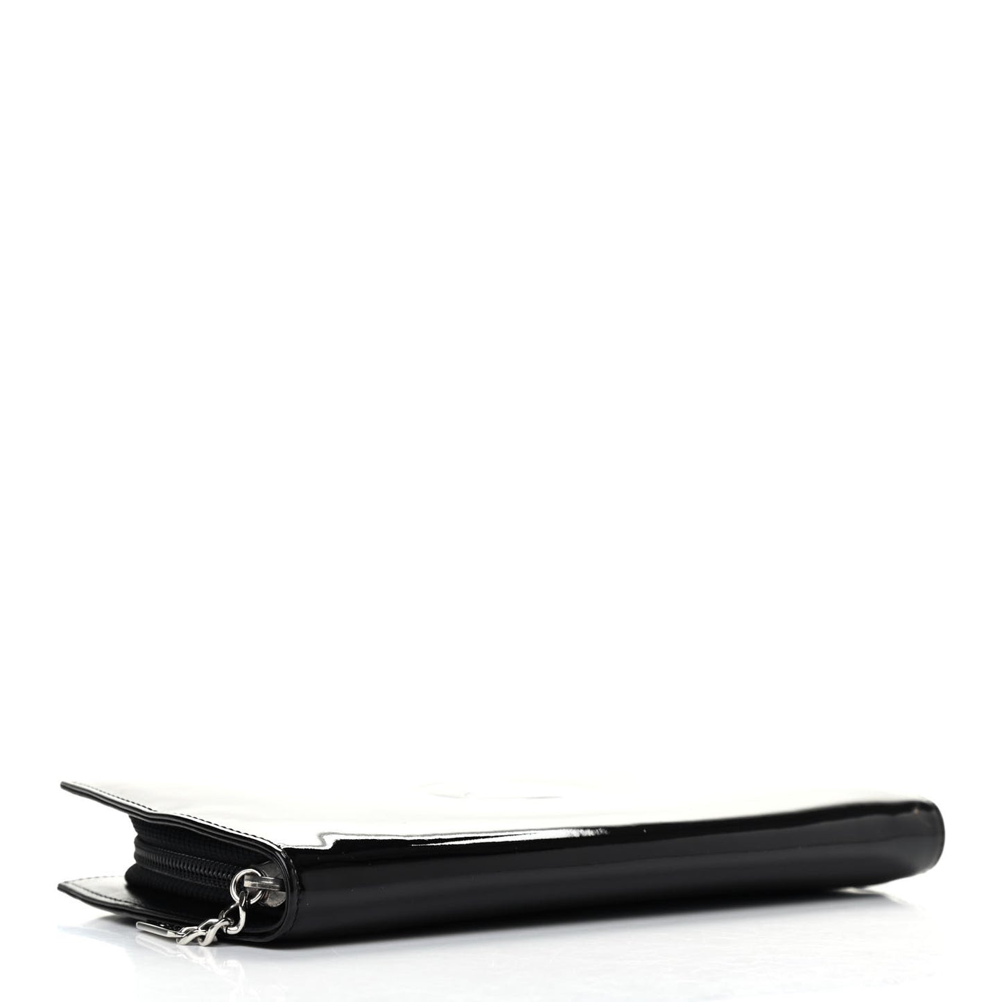Patent Trousse Maquil Wallet Black