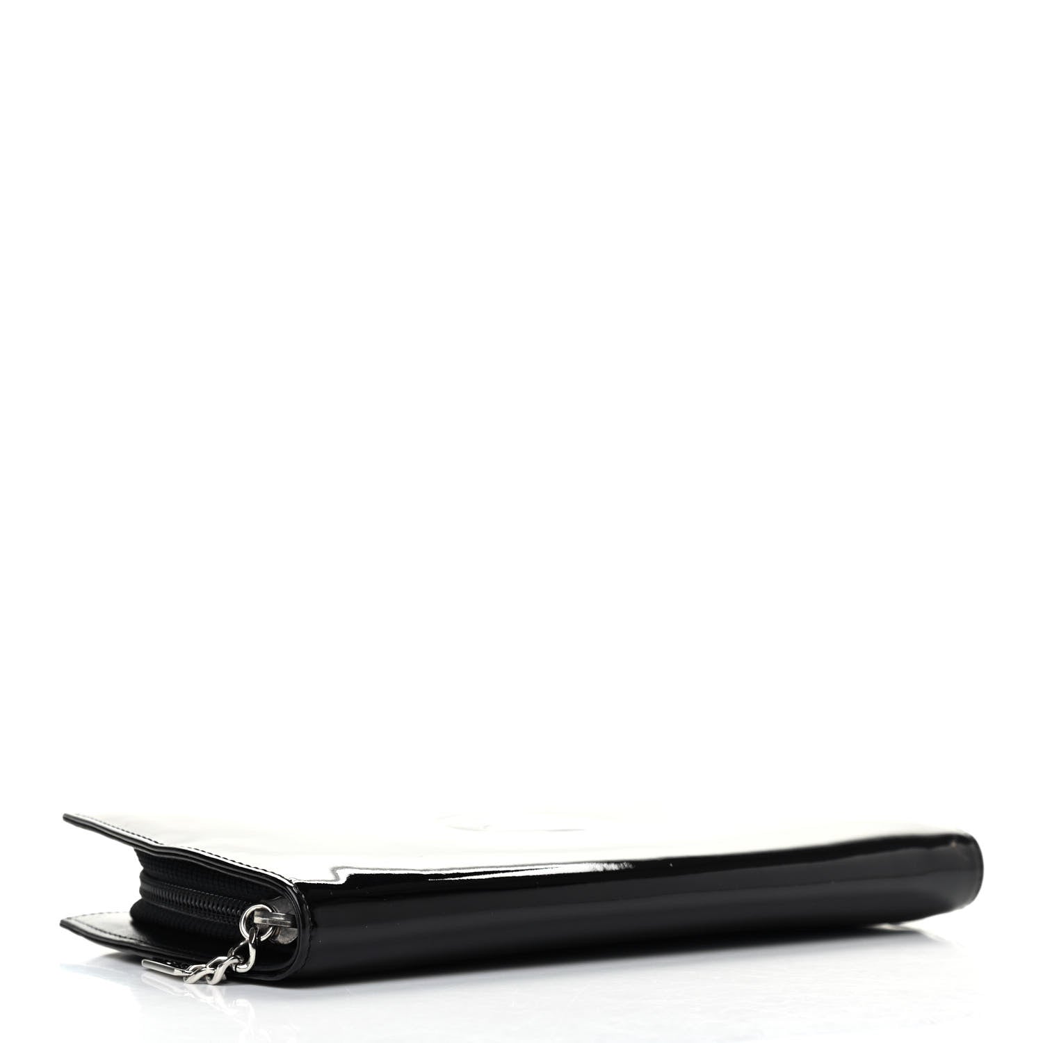 Chanel Patent Trousse Maquil Wallet Black 3 of 7