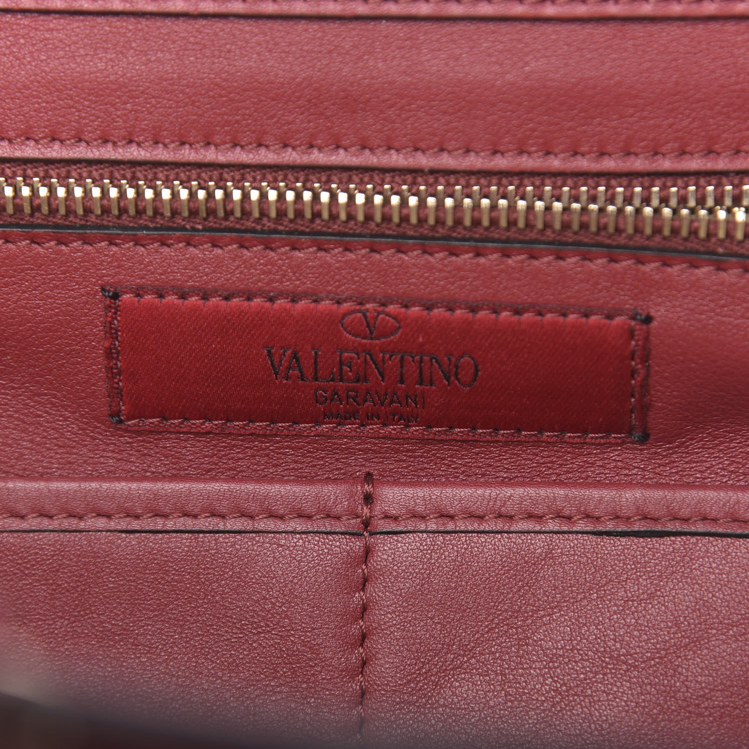 Valentino Garavani Vitello Medium Rockstud Tote Scarlet 6 of 10