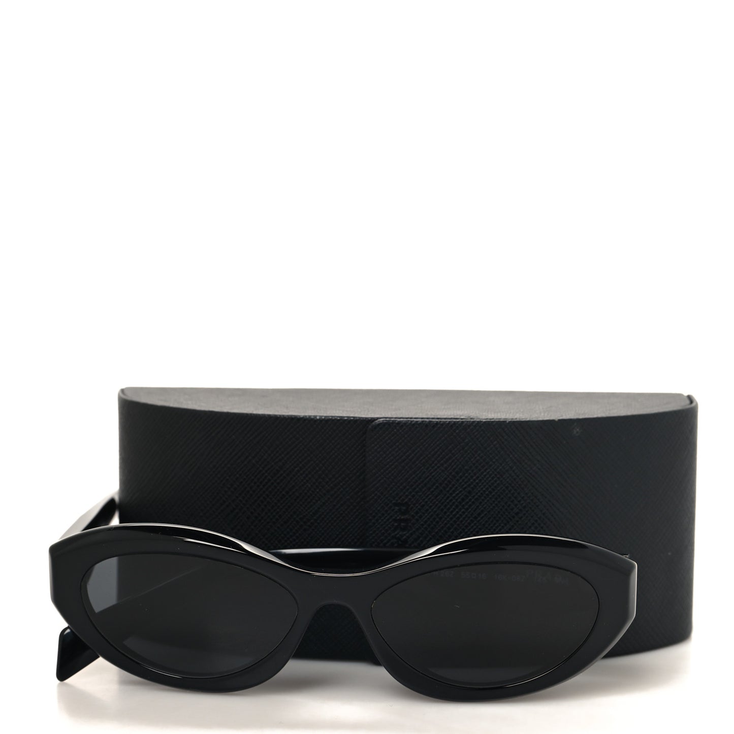 Acetate Oval Sunglasses SPR 26Z Black