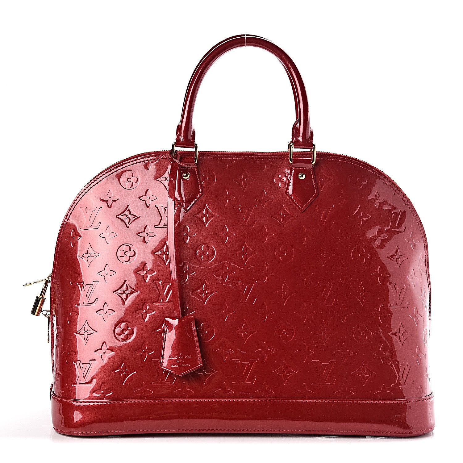 Louis Vuitton Vernis Alma GM Pomme D'Amour 2 of 11