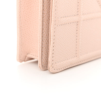 Christian Dior Grained Calfskin Diorama Wallet on Chain Pouch Rose Poudre 12 of 12