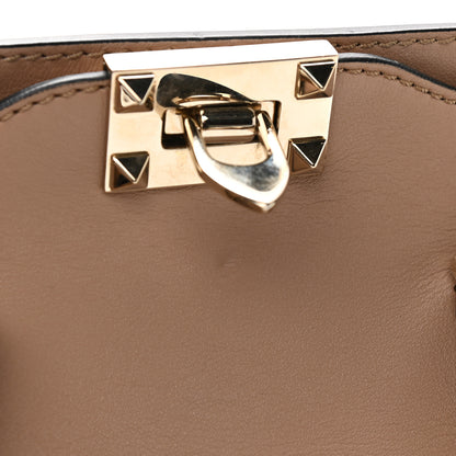 Valentino Garavani Vitello Small Rockstud Double Handle Tote Alpaca 12 of 12