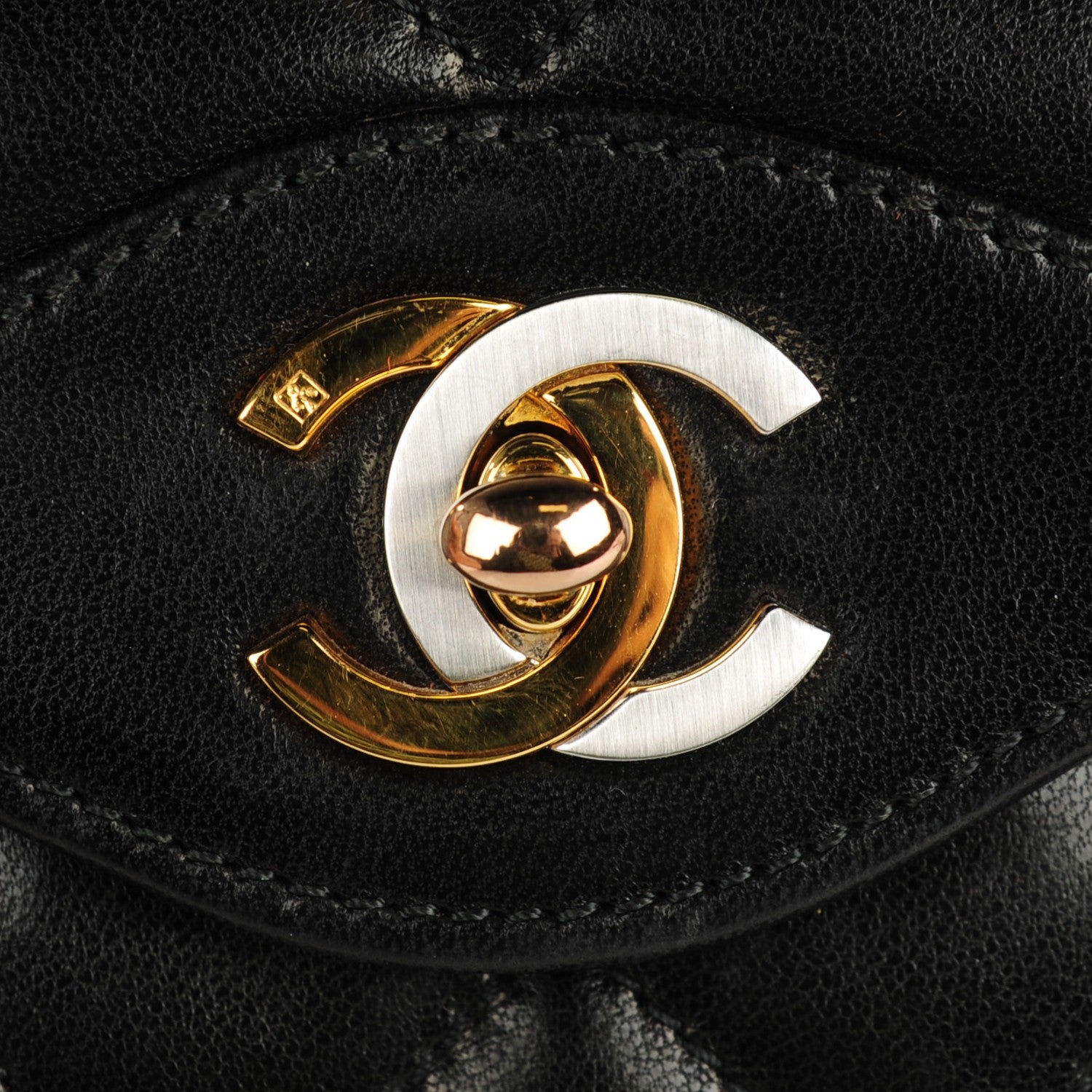 Chanel Lambskin Medium Double Flap Black 10 of 10