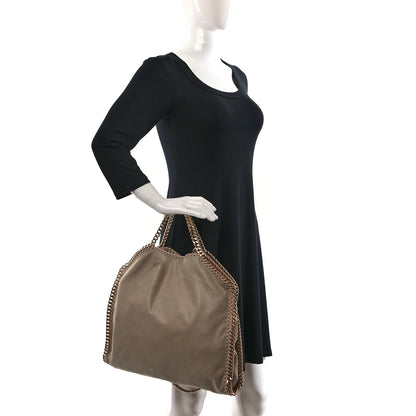 Stella McCartney Shaggy Deer Falabella Fold Over Tote Taupe 2 of 10