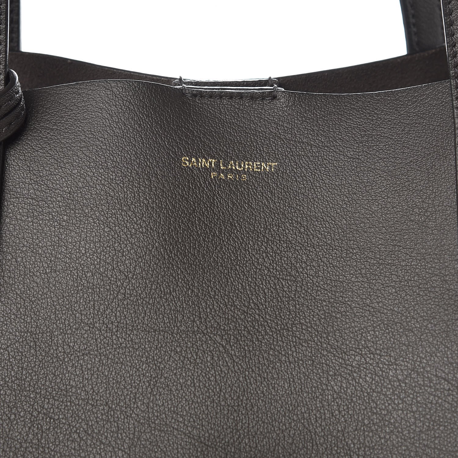 Saint Laurent Calfskin Large Shopping Tote Dark Grey 11 of 13