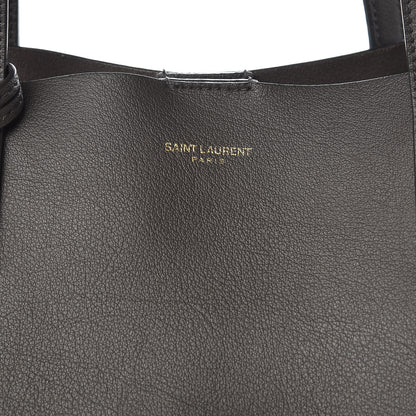 Saint Laurent Calfskin Large Shopping Tote Dark Grey 11 of 13