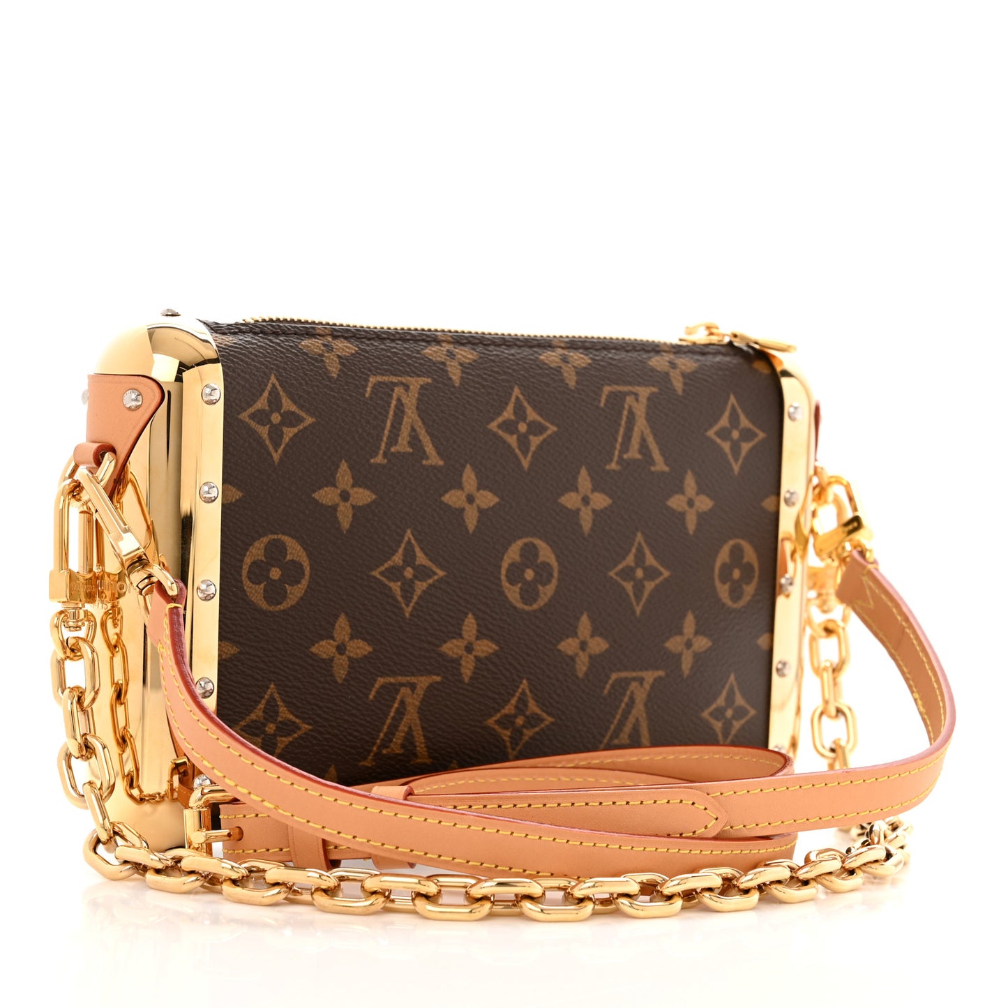 Monogram Metal Studded Capsule Pochette