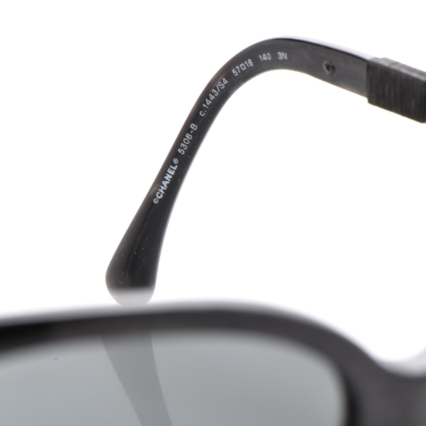 Baguette Crystal Polarized Square Sunglasses 5308-B Black