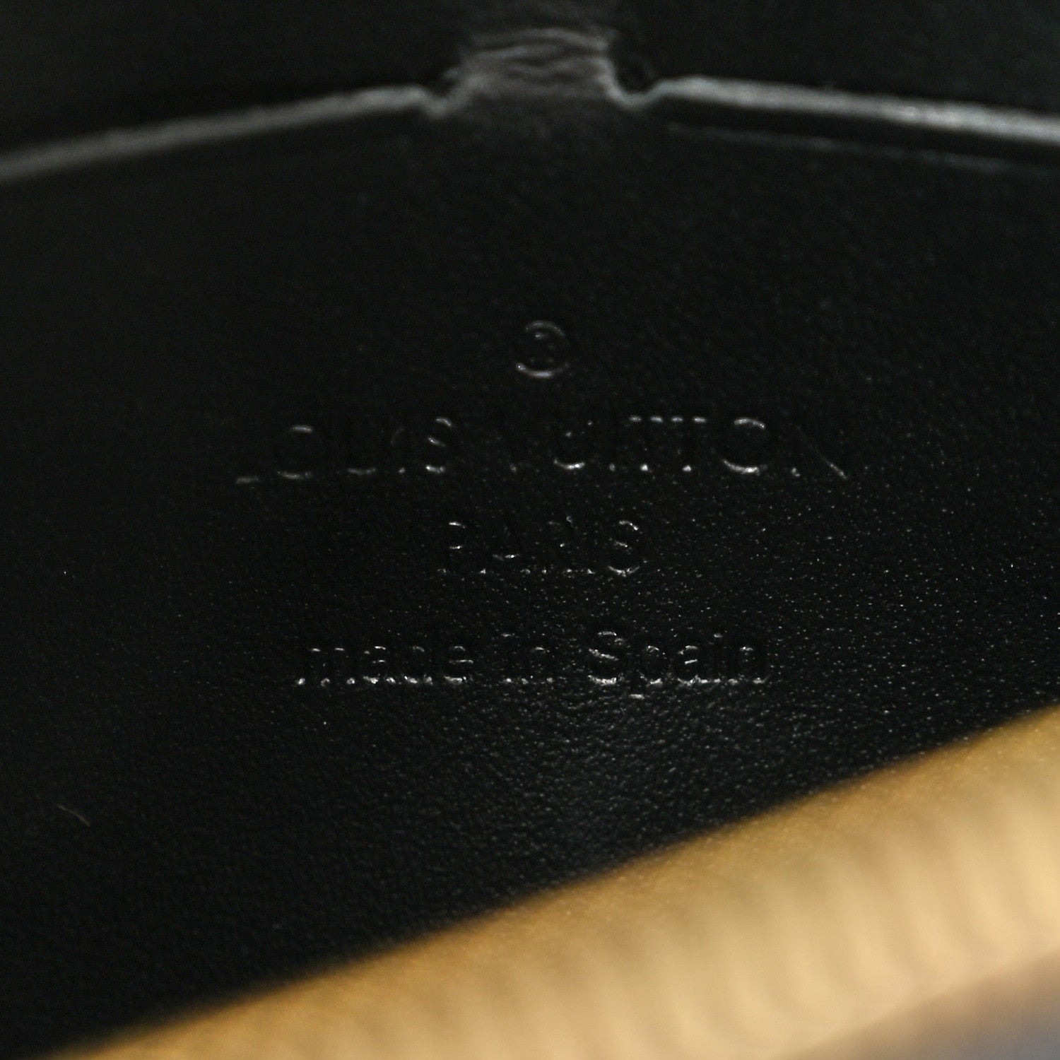 Louis Vuitton Patent Calfskin Monogram Cherrywood Chain Wallet Black 5 of 9