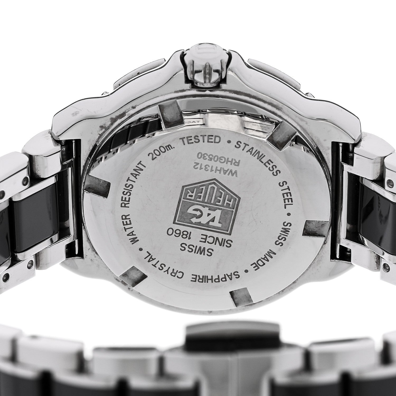 Tag Heuer Stainless Steel Ceramic Diamond Bezel 32mm Formula 1 Lady Quartz Watch Black WAH1312 4 of 5