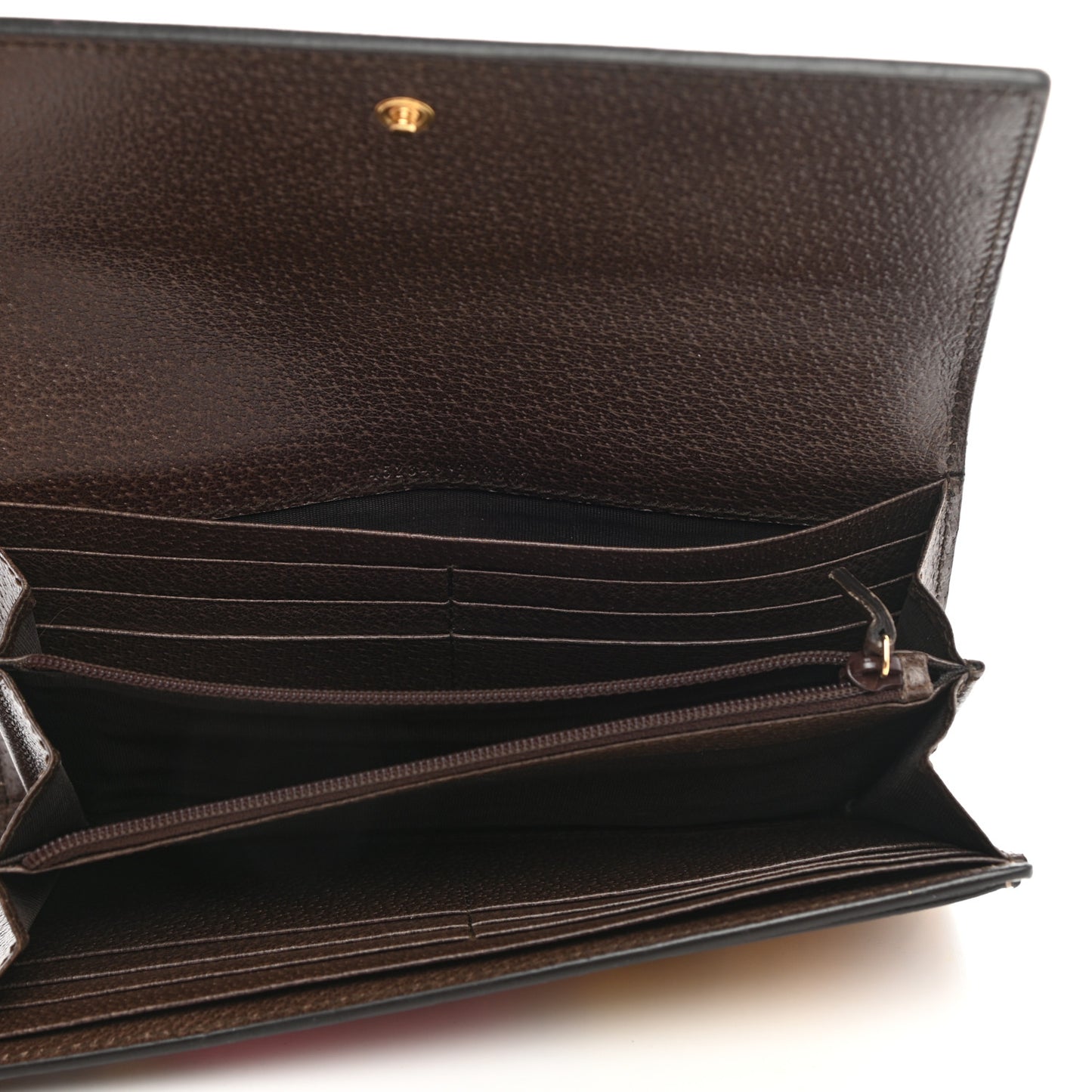 GG Supreme Monogram Bengal Continental Wallet Beige Pink
