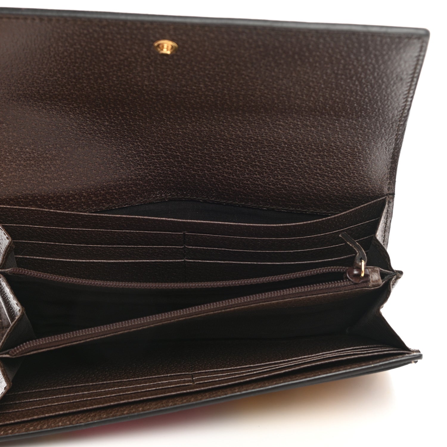 Gucci GG Supreme Monogram Bengal Continental Wallet Beige Pink 5 of 7