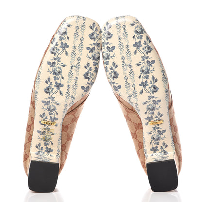 Gucci Monogram GG Victoire 55mm Loafer Pumps 40 Beige Ruggine 5 of 9