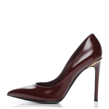 Louis Vuitton Glazed Calfskin Eyeline Pumps 36 Bordeaux 1 of 7