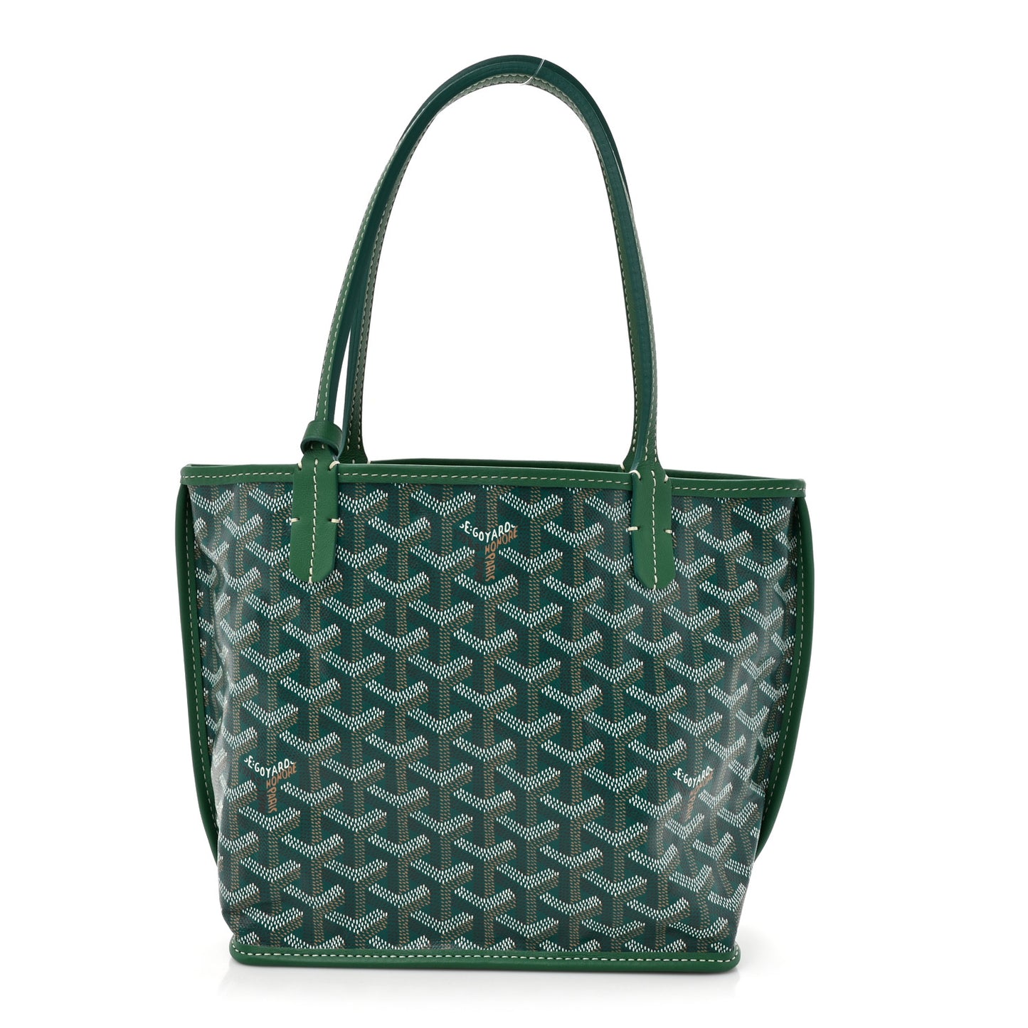 Goyardine Reversible Mini Anjou Green