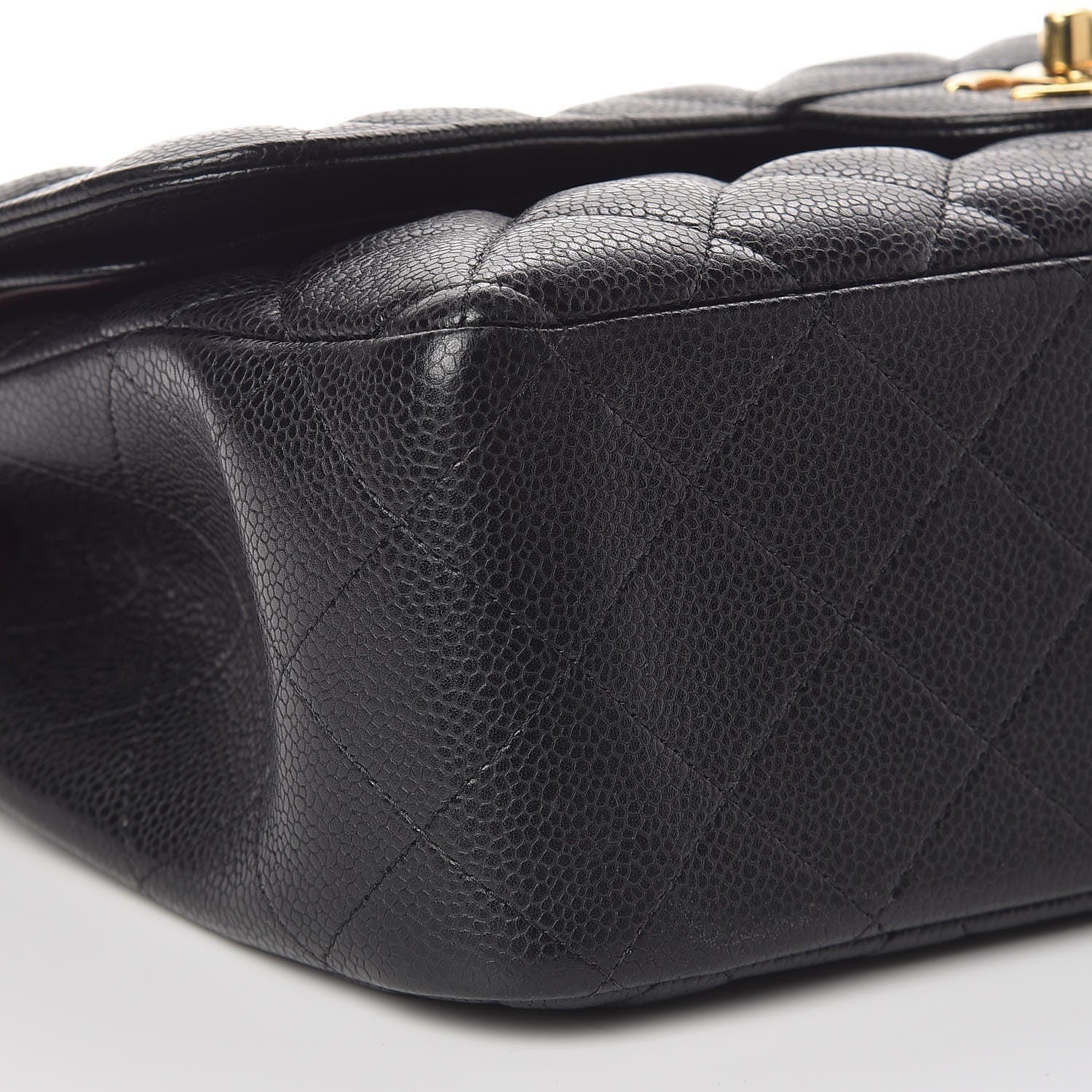 Chanel Caviar Quilted Jumbo Double Flap Black 17 of 18