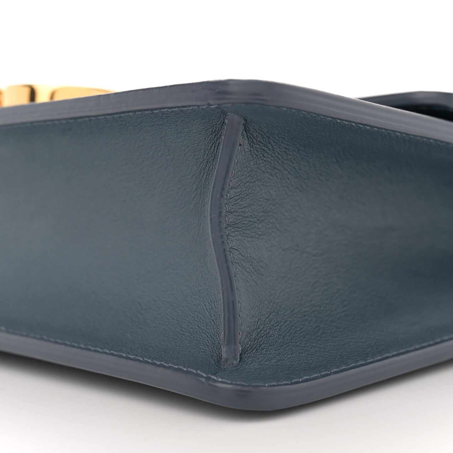 Smooth Calfskin 30 Montaigne Flap Bag Blue