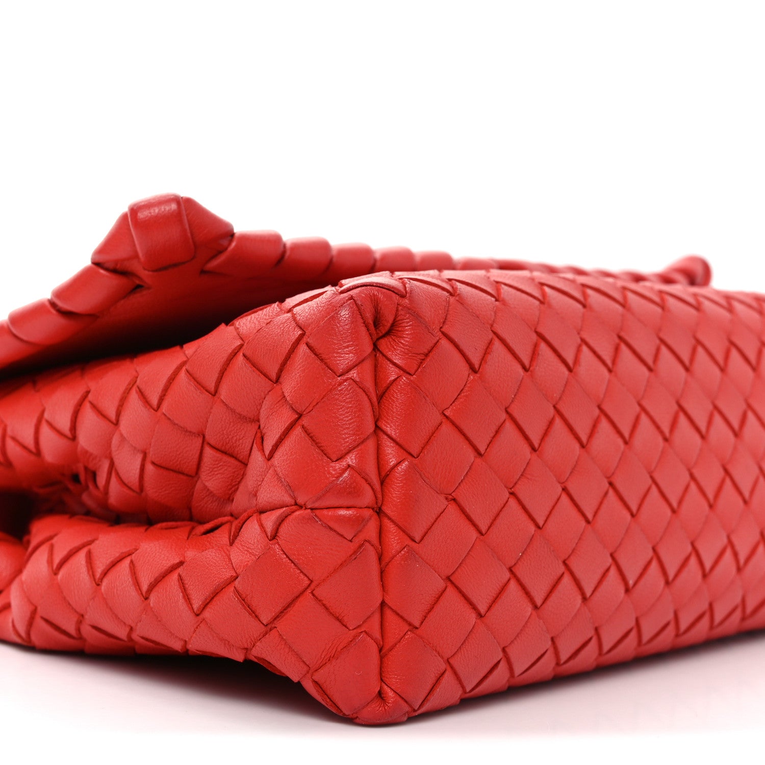 Bottega Veneta Nappa Intrecciato Baby Olimpia Shoulder Bag Vesuvio 8 of 9