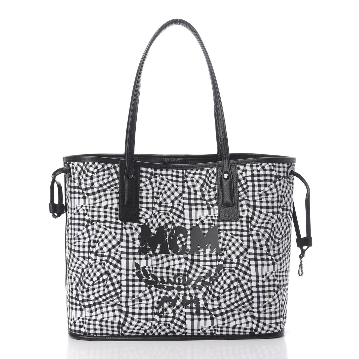 Visetos Medium Liz Reversible Shopper Tote Black