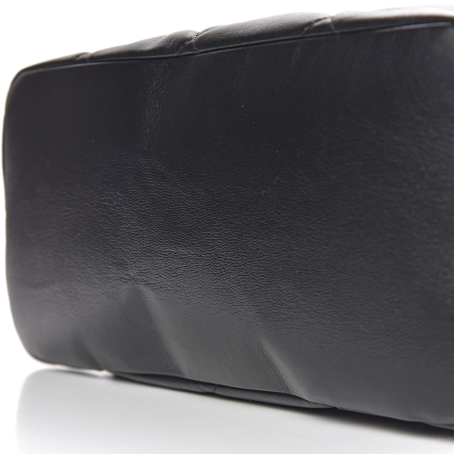 Chanel Lambskin Quilted Drawstring Backpack Black 13 of 14