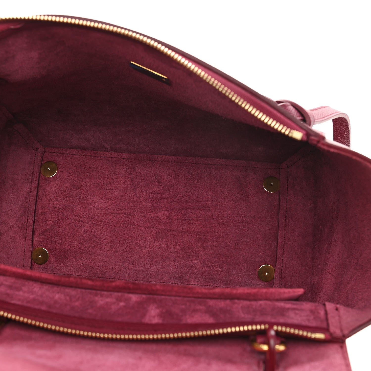 Celine Grained Calfskin Mini Belt Bag Plum 4 of 11