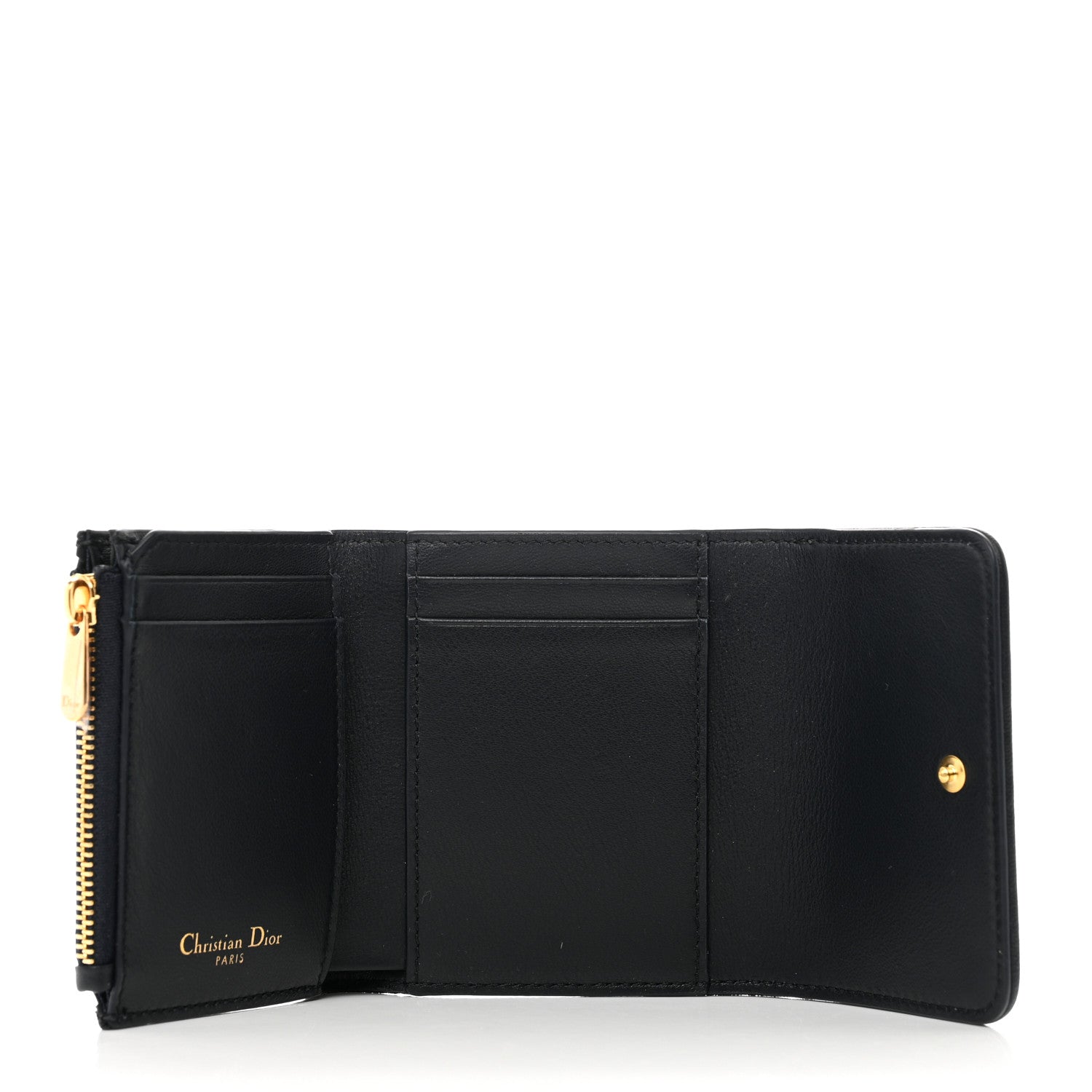 Christian Dior Oblique 30 Montaigne Lotus Wallet Blue 5 of 7