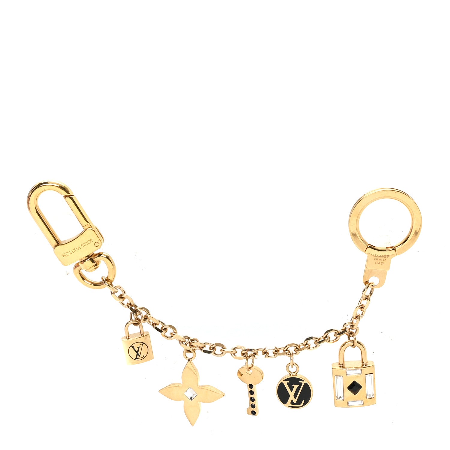 Louis Vuitton Lock Me Strass Chain Bag Charm Key Holder 1 of 3