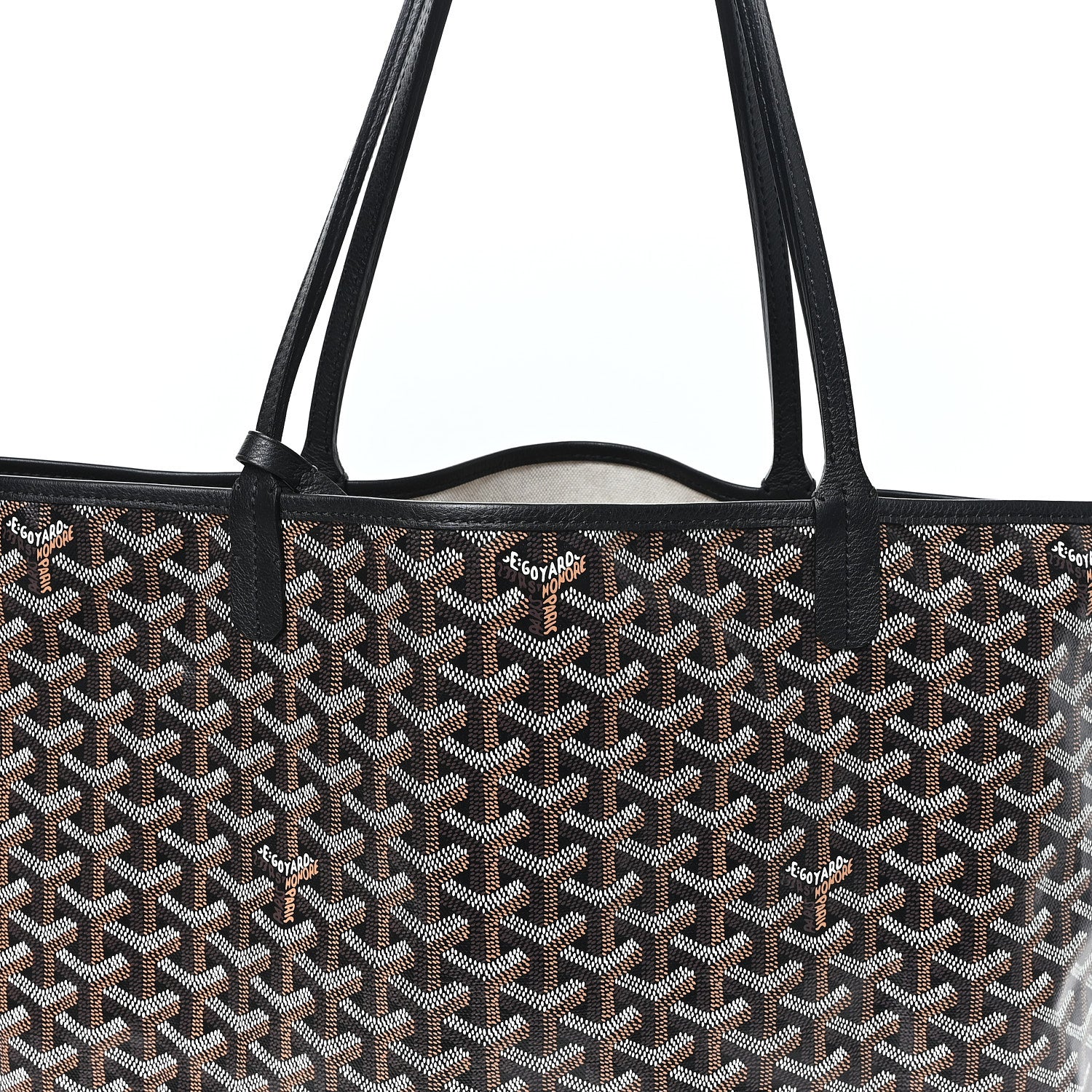 Goyard Goyardine Saint Louis GM Black 9 of 12