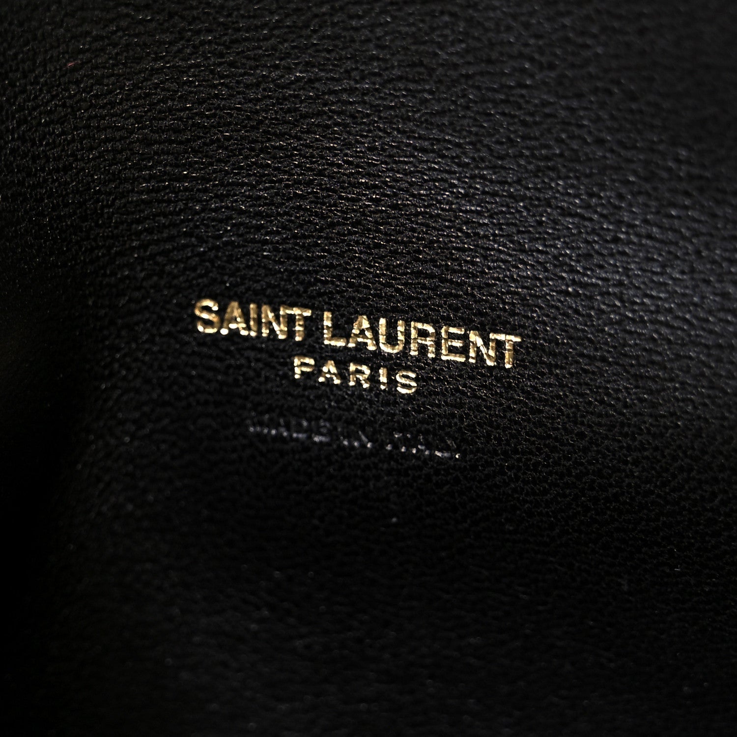 Saint Laurent Lambskin Chevron Quilted Small Loulou Black 10 of 13