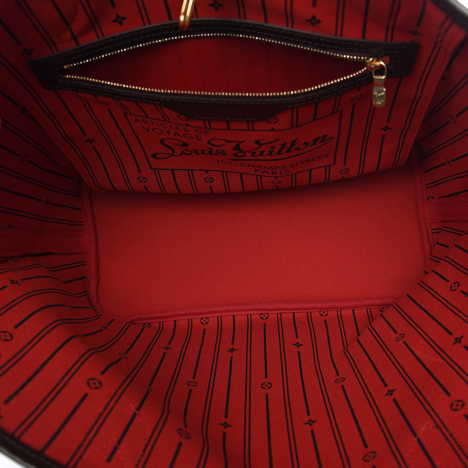 Louis Vuitton Damier Ebene Neverfull MM 4 of 8