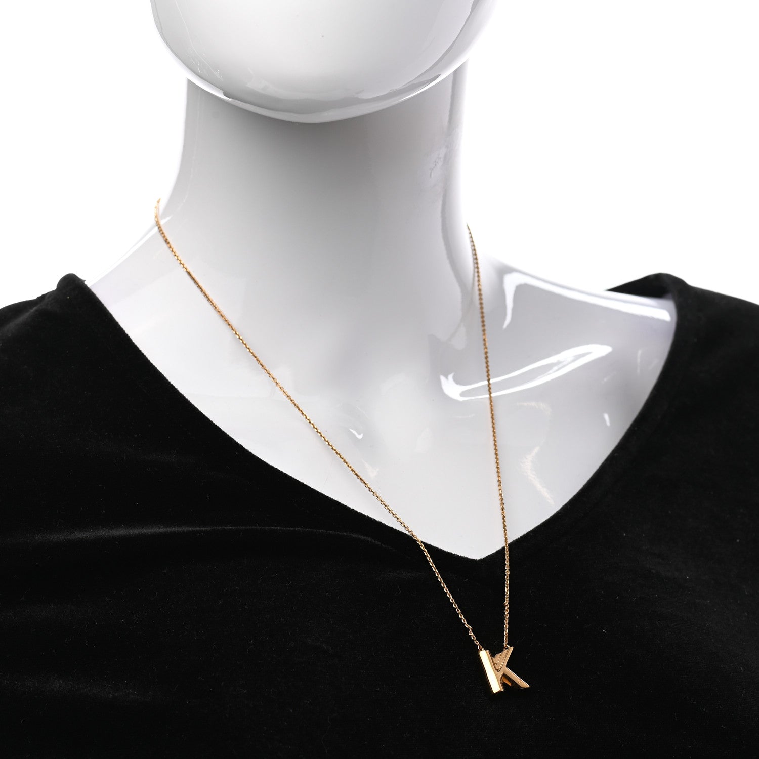 Louis Vuitton LV And Me Letter K Necklace Gold 2 of 5