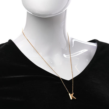 Louis Vuitton LV And Me Letter K Necklace Gold 2 of 5