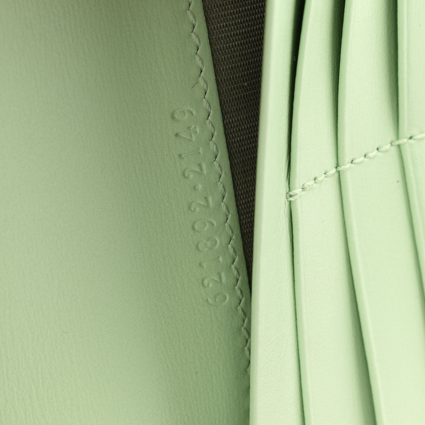 Boarded Plutone Calfskin Horsebit 1955 Wallet On Chain Green