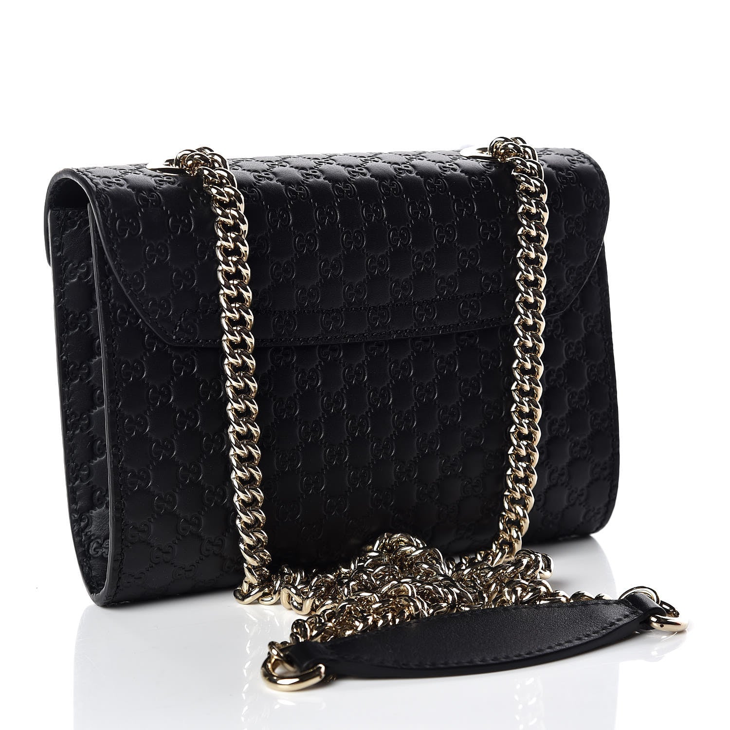 Gucci Microguccissima Mini Emily Shoulder Bag Black 3 of 10