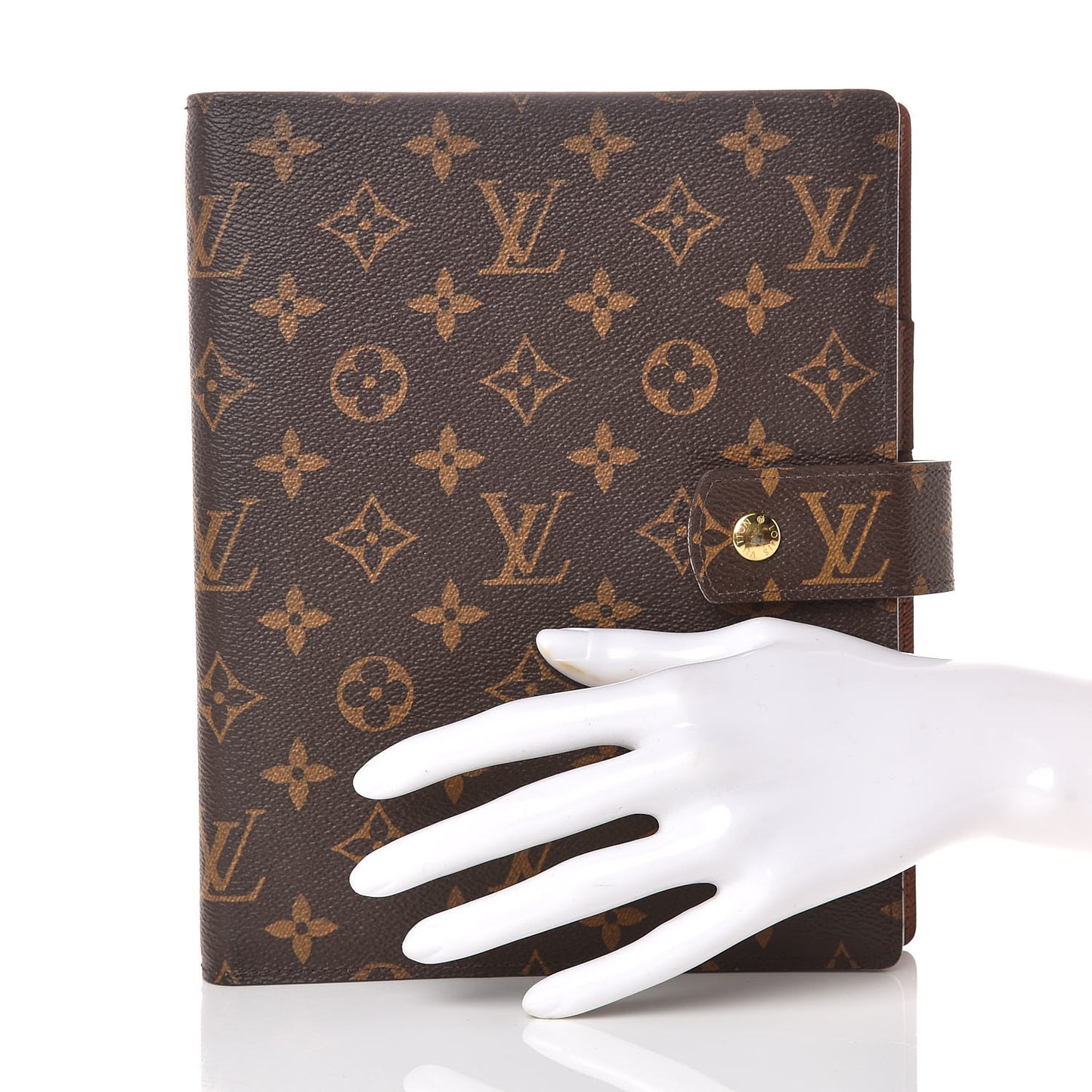 Monogram Large Ring Agenda Cover
