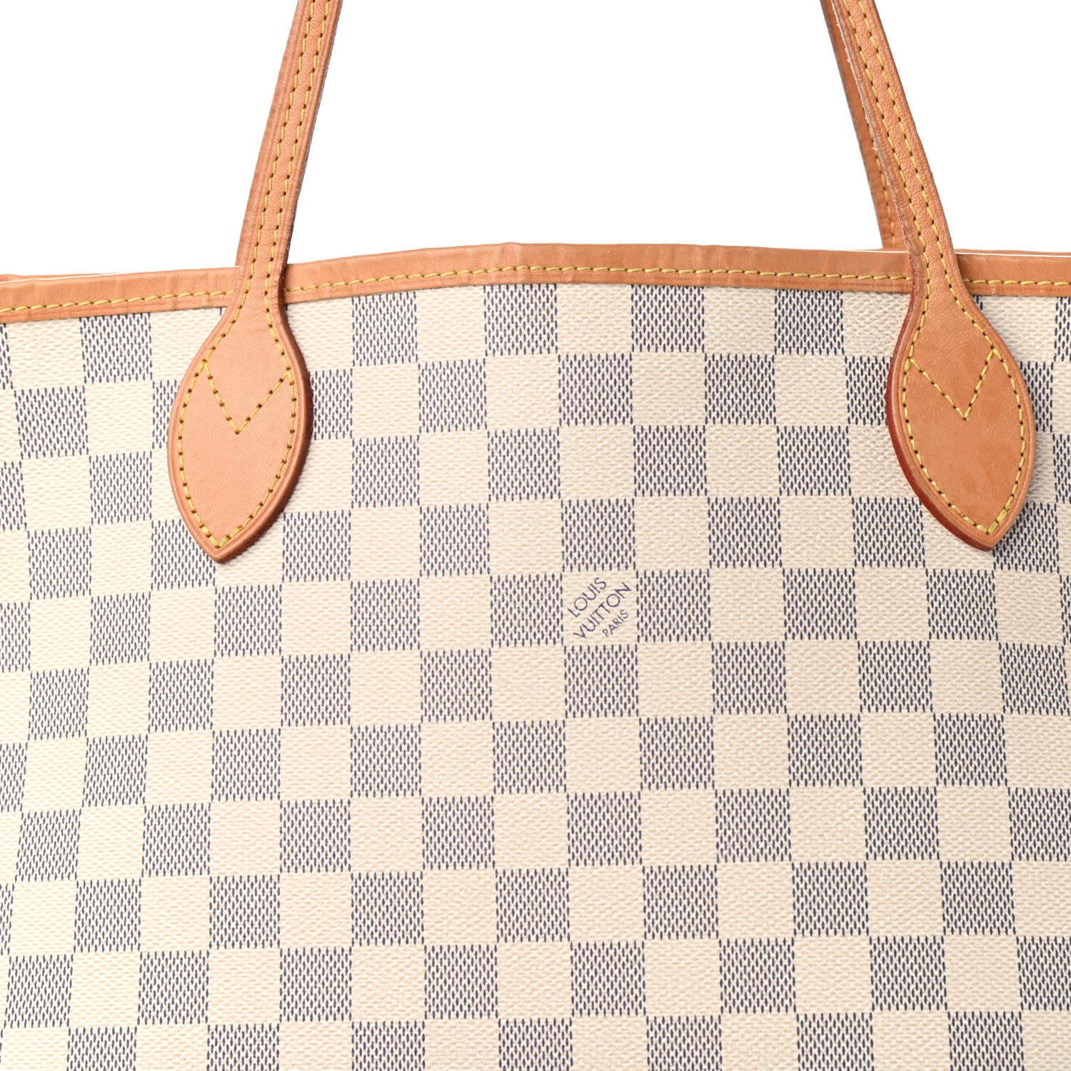 Louis Vuitton Damier Azur Neo Neverfull MM Rose Ballerine 10 of 11