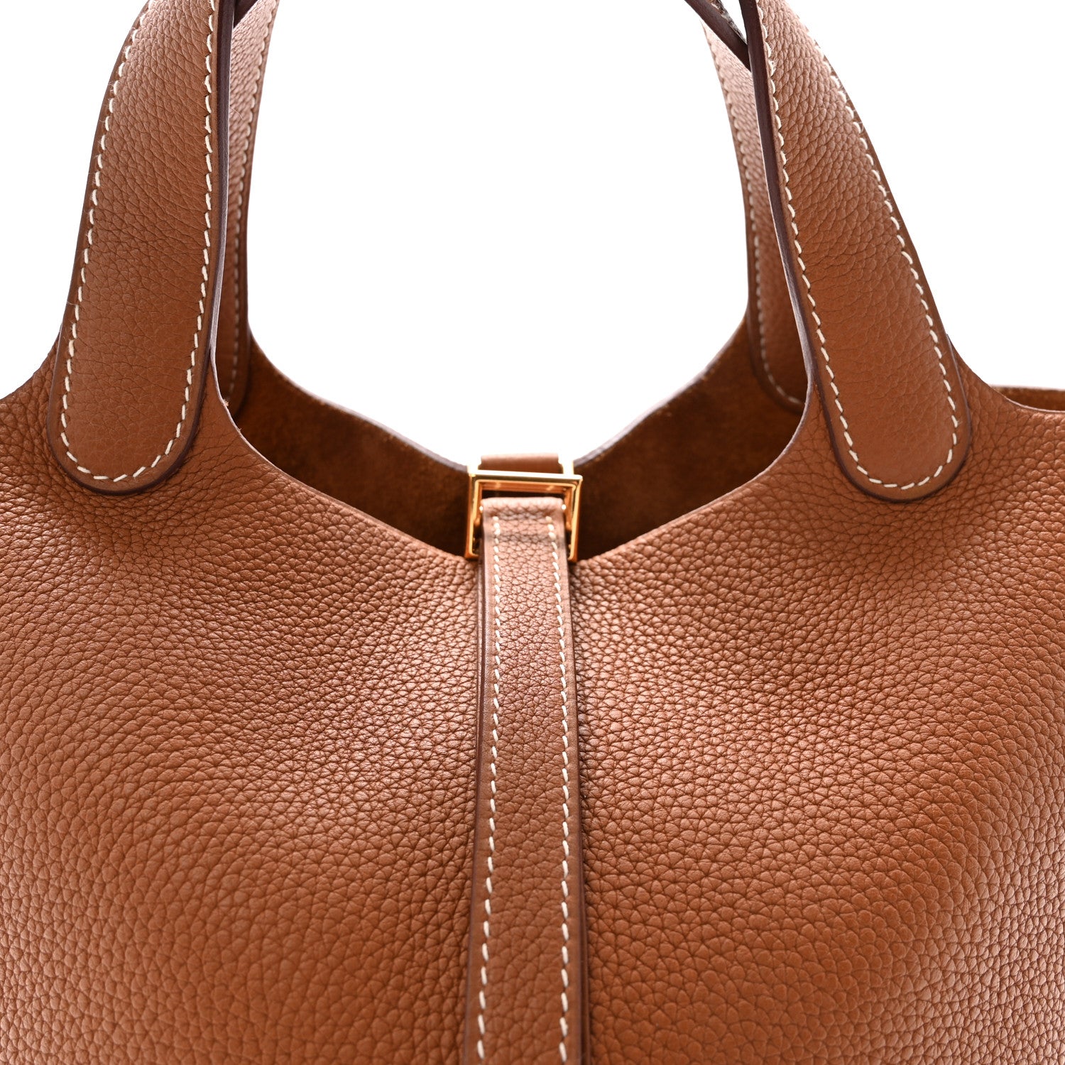 Hermes Taurillon Clemence Picotin Lock 18 PM Gold 7 of 9