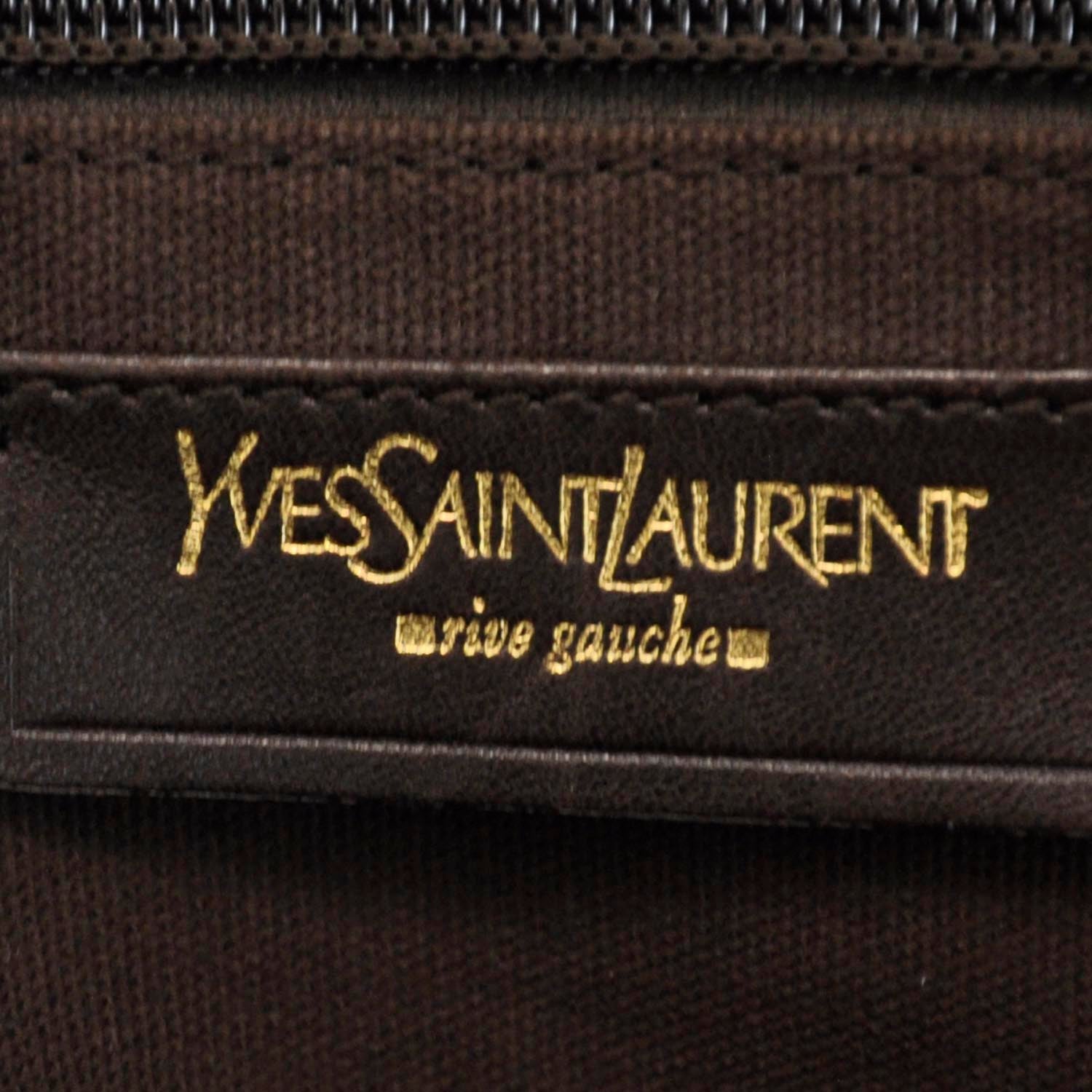 Saint Laurent Leather Muse Tote Brown 8 of 11