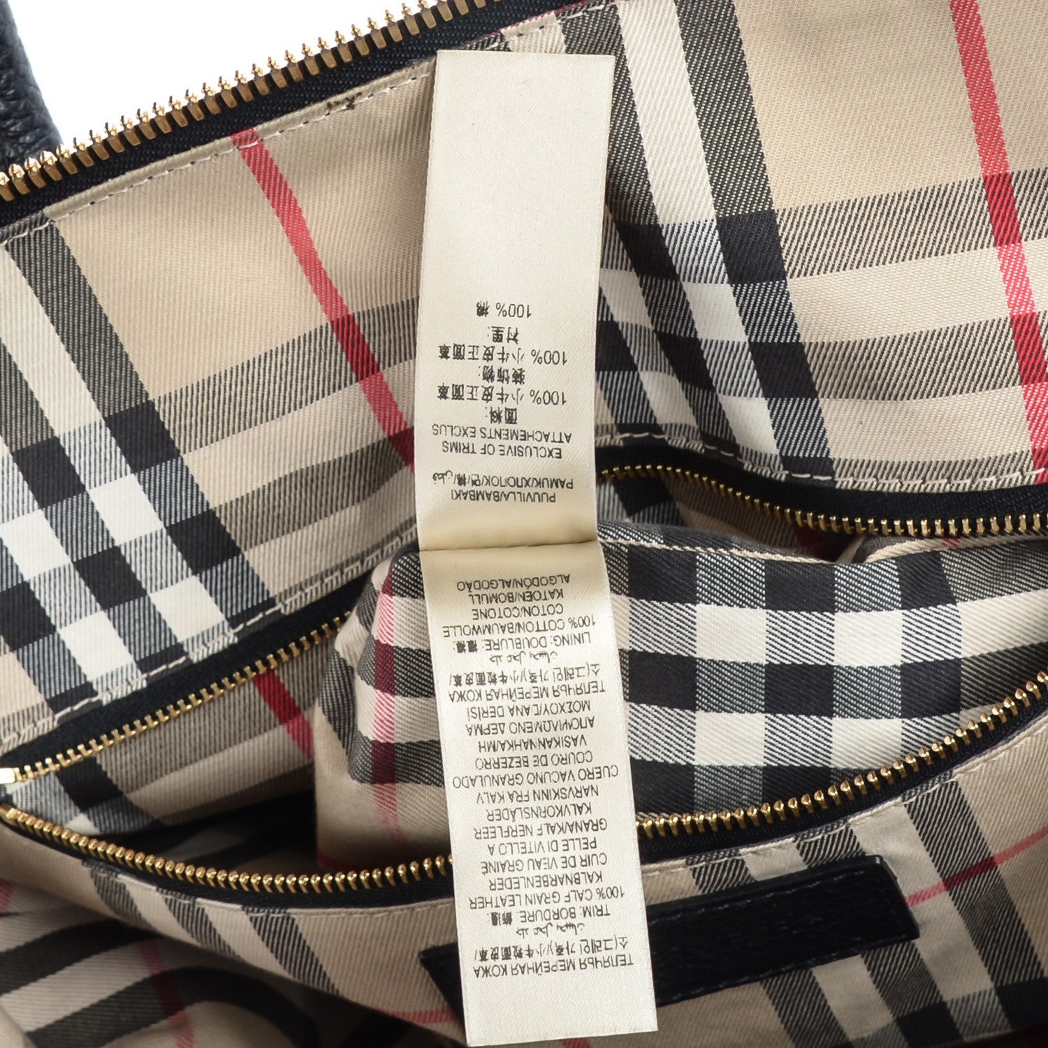 Burberry London Grainy Calfskin Medium Greenwood Bowling Bag Black 12 of 12