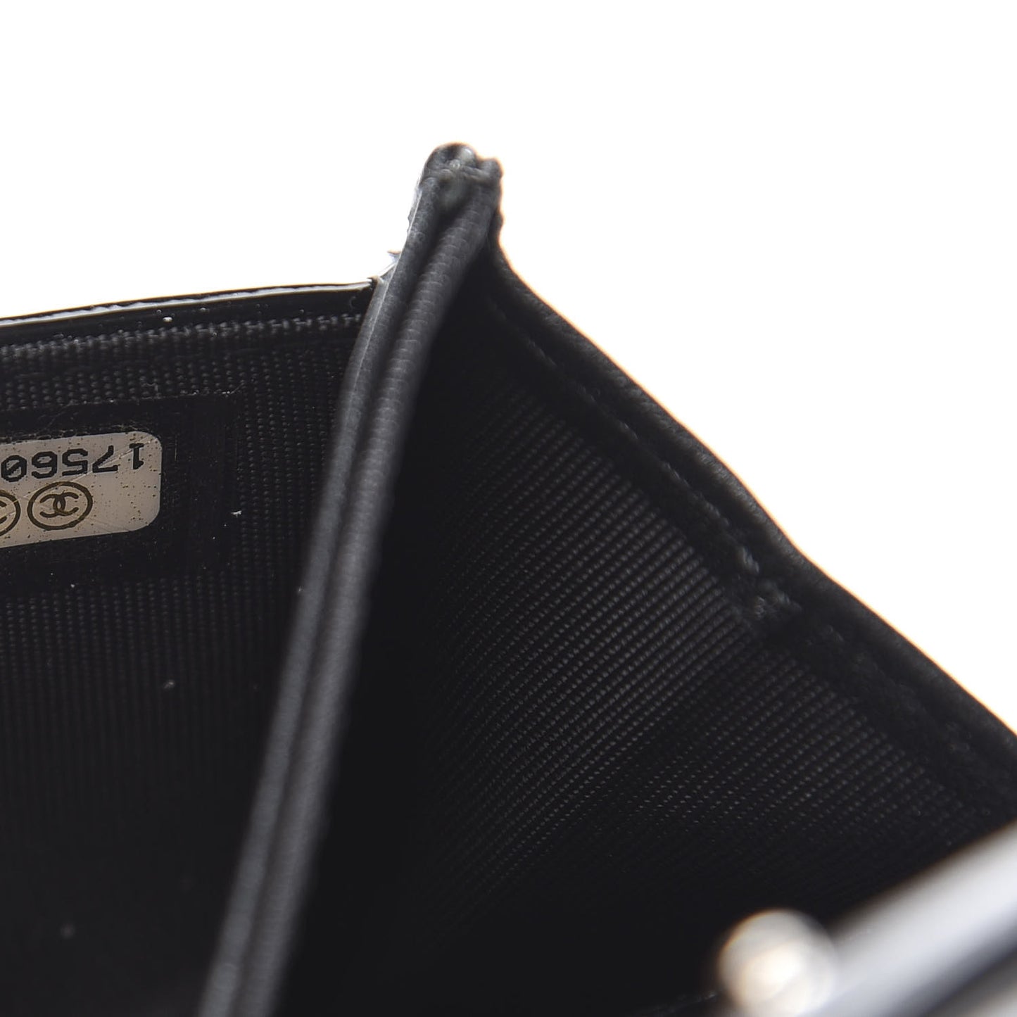 Patent CC Card Holder Black White