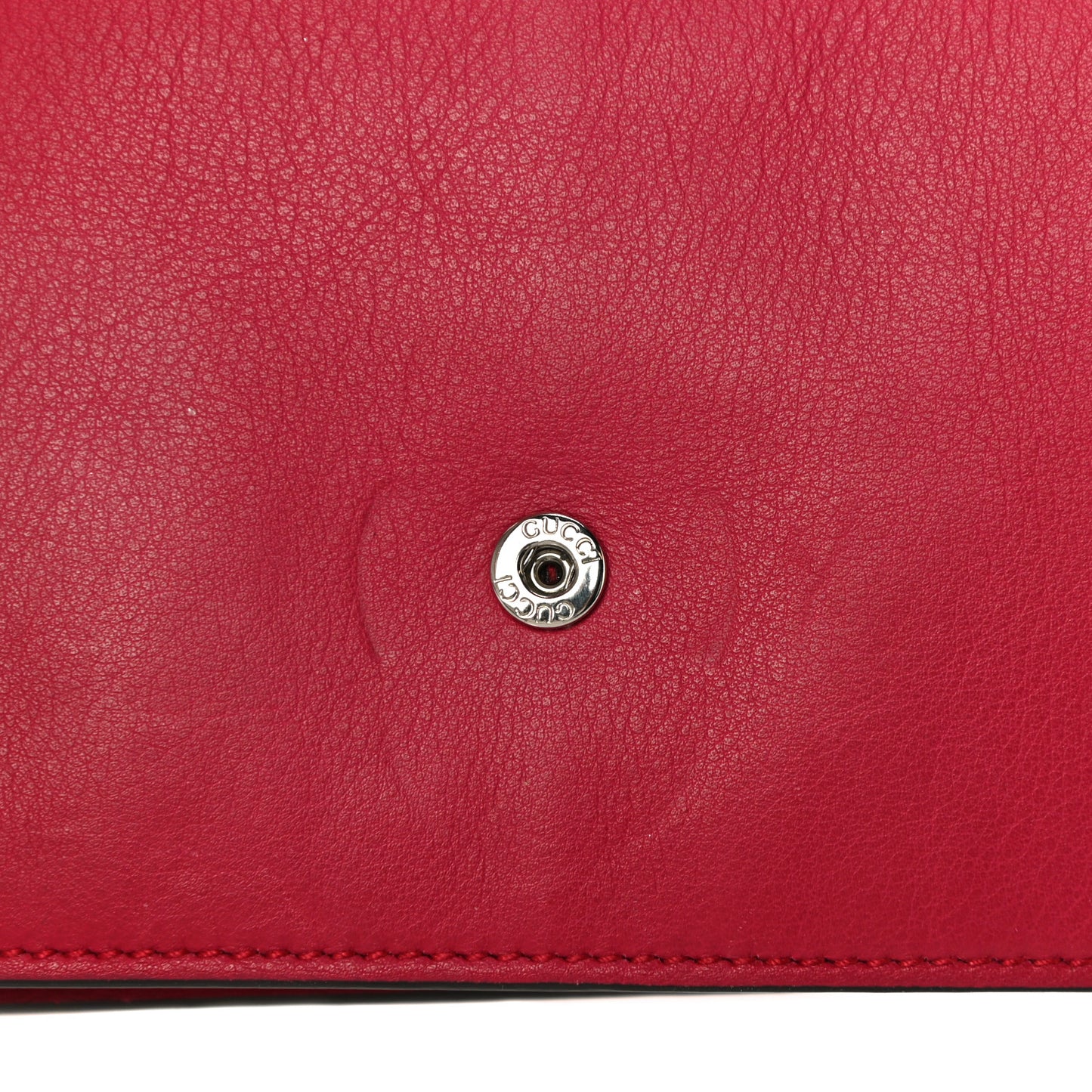 Calfskin Icon Wallet Red