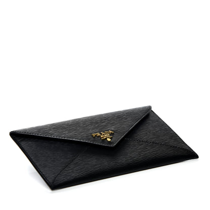 Prada Vitello Move Envelope Wallet Black 3 of 8