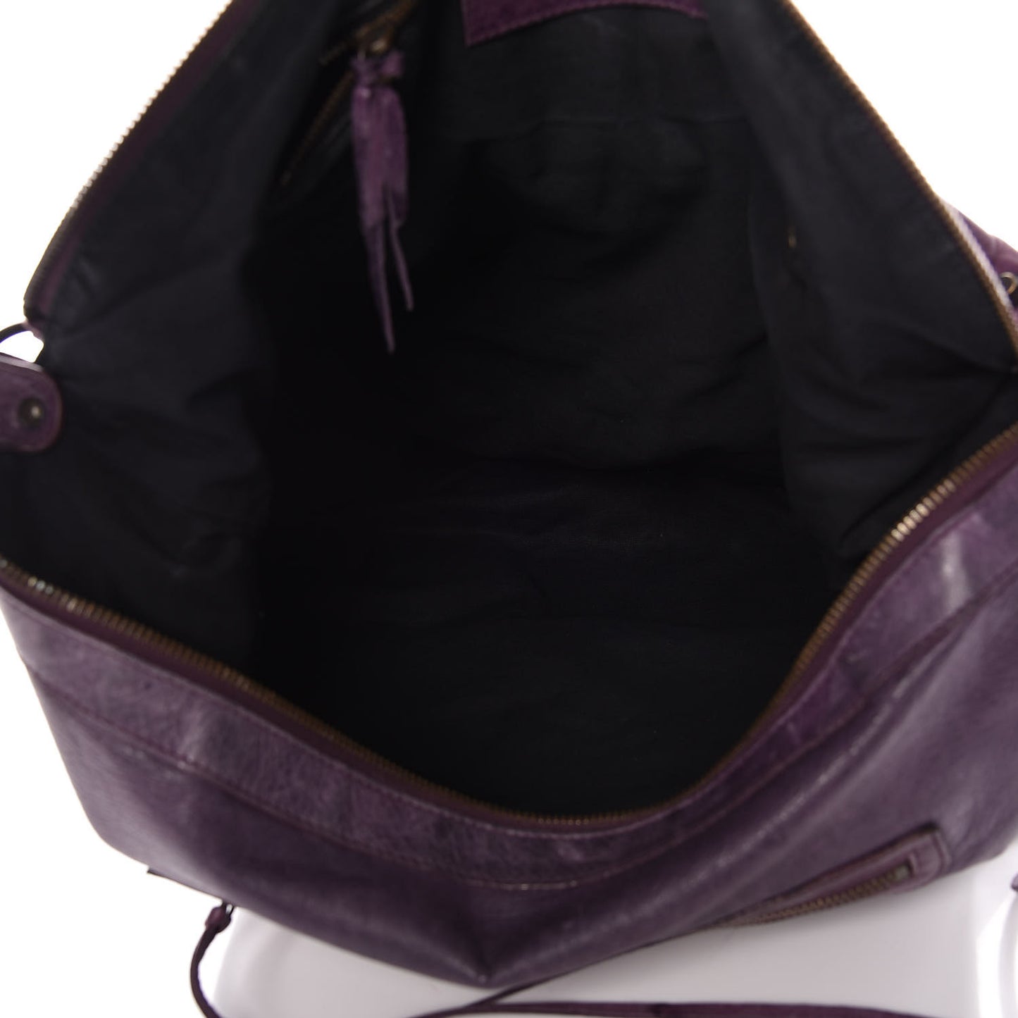 Agneau Classic Hardware Day Hobo Raisin