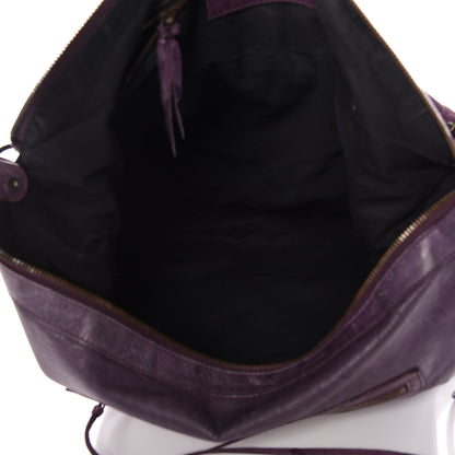 Balenciaga Agneau Classic Hardware Day Hobo Raisin 5 of 25