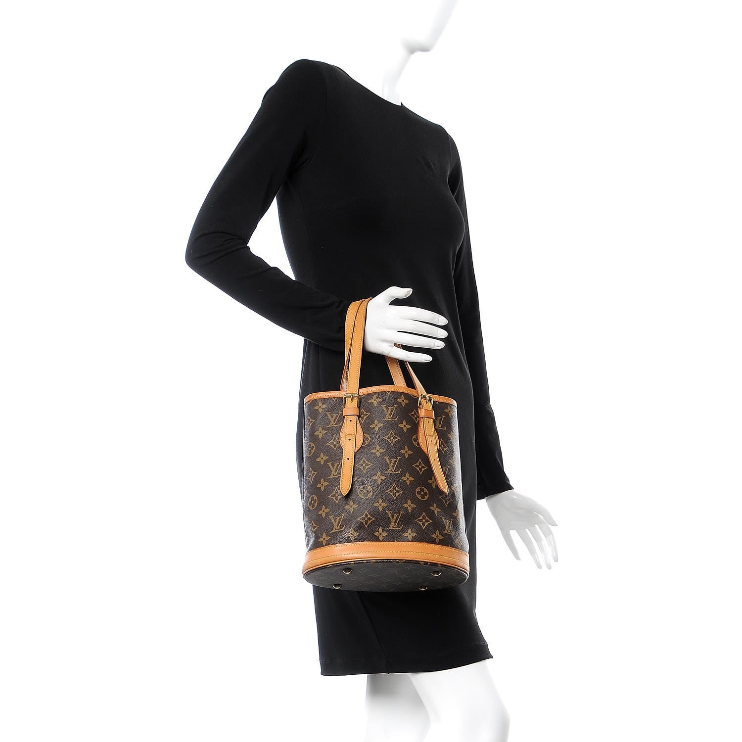 Louis Vuitton Monogram Petit Bucket 23 2 of 16