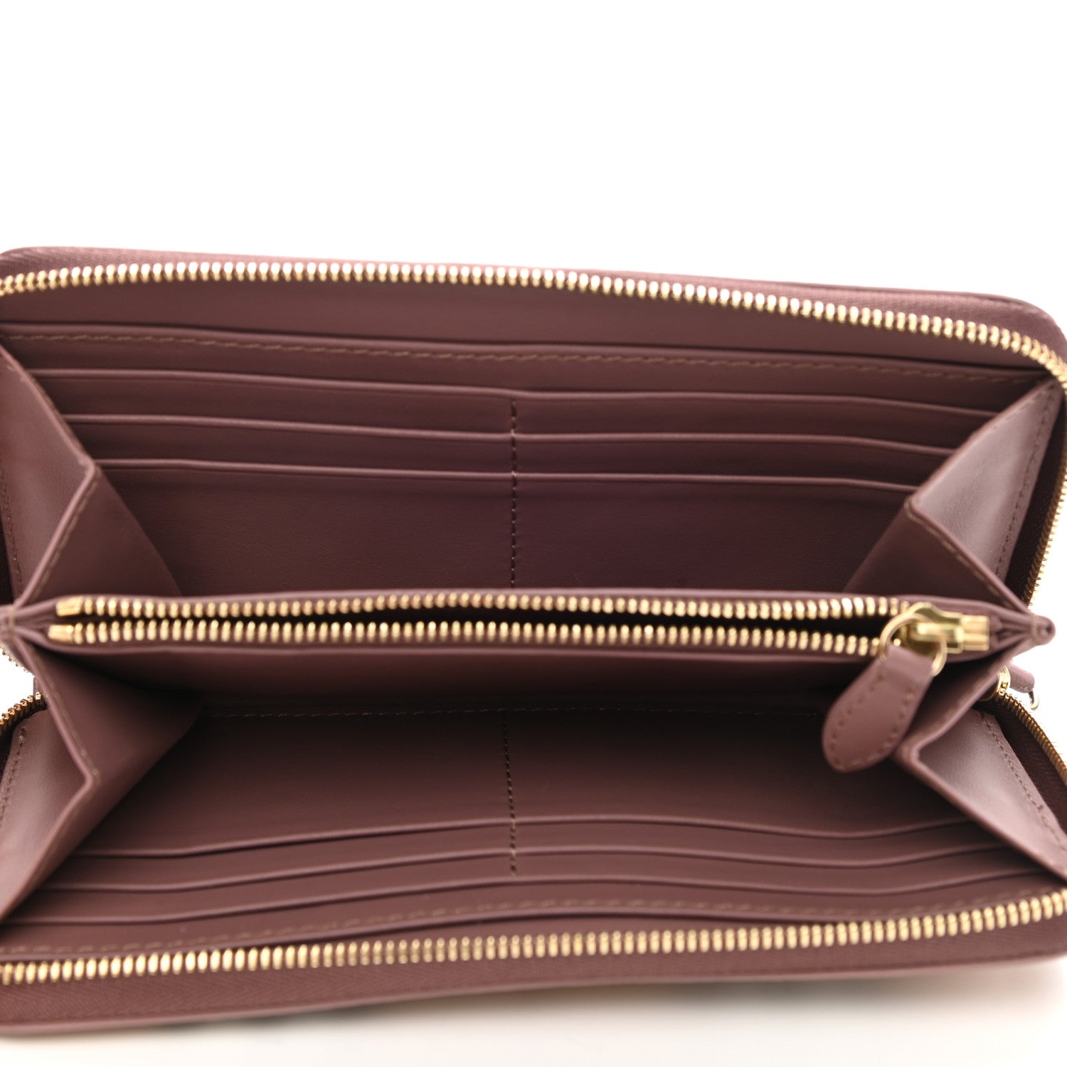 Burberry Haymarket Check Large Ziggy Zip Around Wallet Dusty Pink 5 of 6