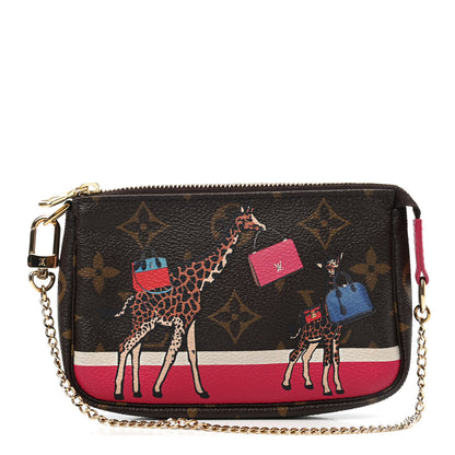 Louis Vuitton Monogram 2017 Christmas Animation Mini Pochette Accessories 1 of 4